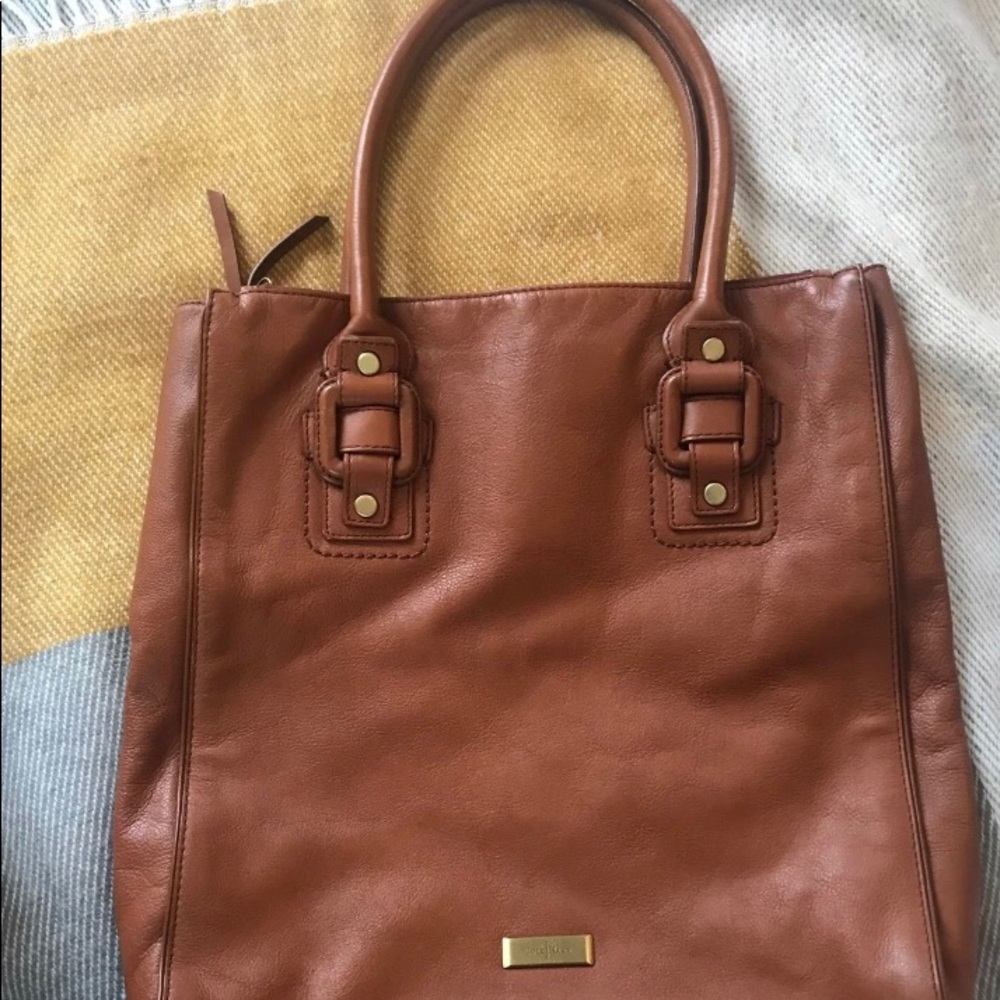 Brown Leather Cole Haan Tote